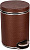 Мусорное ведро Geralis V-PCH-B шоколад, хром, 5 л
