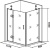 Душевой уголок Good Door Saturn WTW+SP левый 110х80х185 см Душевой уголок Good Door Saturn WTW+SP левый 110х80х185 см
