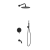 Душевая система SANCOS Select SC3004MB, черная матовая