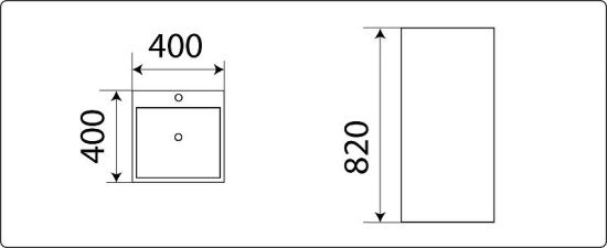 Напольная раковина CeramaLux P7004LMB