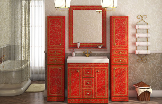 Пенал Misty Fresko 35 красный краколет L