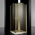 Душевой уголок Sturm Eleganz 100 см gold