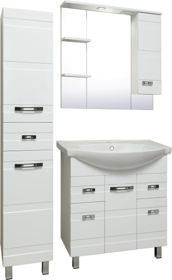 Мебель для ванной Runo Турин 75
