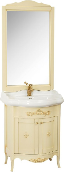 Тумба с раковиной Migliore Bella 70 decape sabbia