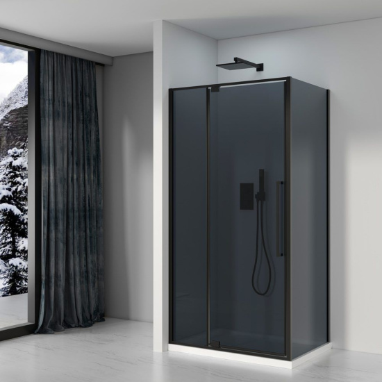 Душевой уголок Black&White Stellar Wind S812 BG 100х100