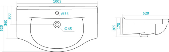 Мебель для ванной Style Line Олеандр-2 100 Люкс, белая