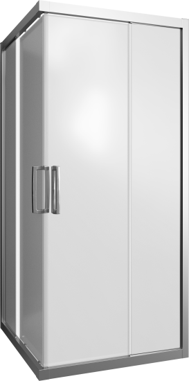 Душевой уголок Stworki Дублин 90x90 см профиль хром матовый, стекло матовое