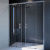 Душевая дверь в нишу GuteWetter Slide Door GK-864 130 см стекло бесцветное, профиль хром Душевая дверь в нишу GuteWetter Slide Door GK-864 130 см стекло бесцветное, профиль хром