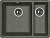 Мойка кухонная Florentina Вега 335/160 черный