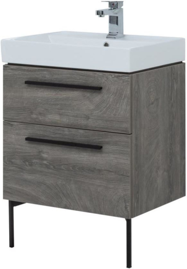 Мебель для ванной Aquanet Nova 60 2 ящика, дуб рошелье