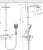 Душевая стойка Hansgrohe Raindance Select E 300 2jet 27128000 Showerpipe