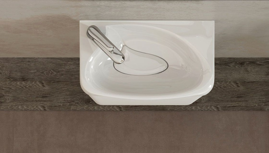 Мебельная раковина Velvex Bio 40 белая