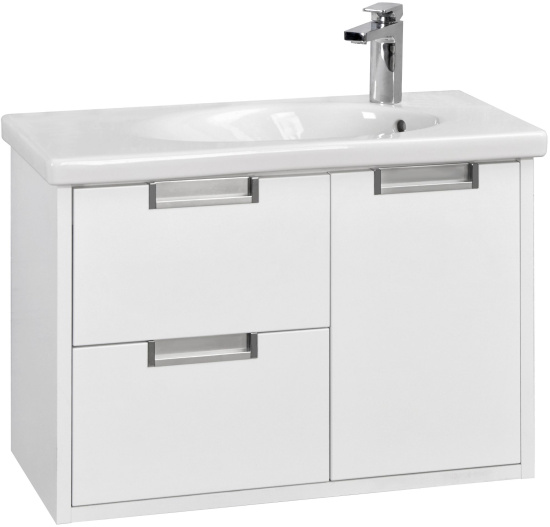 Тумба с раковиной Roca Etna 80 белый глянец