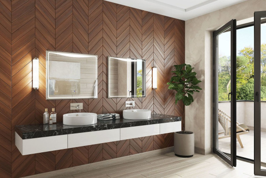 Зеркало Vigo Eva Luxe 80