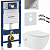 Инсталляция Geberit Duofix UP320 111.300.00.5 с кнопкой + унитаз подвесной beWash Bogen 88343601