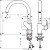 Смеситель для кухни Hansgrohe Vernis Blend M35 71870670 черный Смеситель для кухни Hansgrohe Vernis Blend M35 71870670 черный