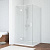 Душевой уголок Vegas Glass AFP-Fis 100 01 01 L профиль белый, стекло прозрачное
