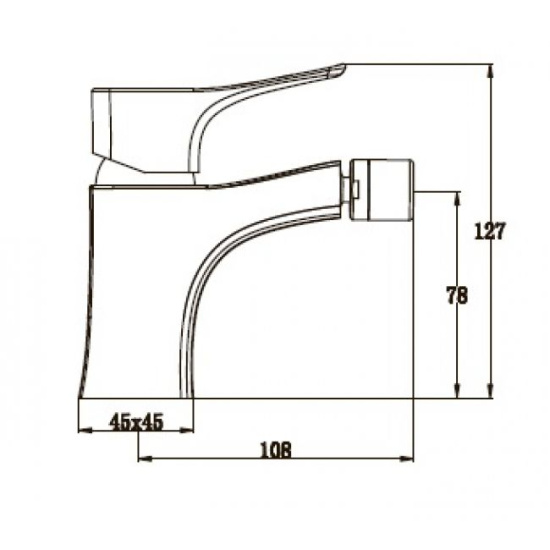 Смеситель для биде Kaiser Clever 76088