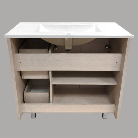 Мебель для ванной Comforty Марио 90, напольная, сосна лоредо