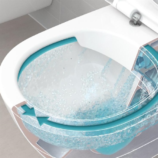 Унитаз подвесной Villeroy & Boch Subway 2.0 5614R2R1 CeramicPlus, сидение с микролифтом