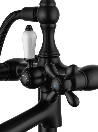 Напольный смеситель для ванны Wonzon & Woghand Retro WW-88649020-MB