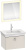 Тумба с раковиной Duravit White Tulip 75 с ручкой, скандинавский белый шелковисто-матовый