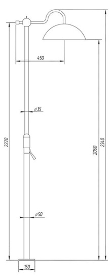 Душевая стойка Migliore Oxford 19553