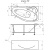Акриловая ванна 1MarKa Gracia L 170 см