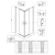 Душевой уголок Veconi Rovigo RV-50B Grey 110x80