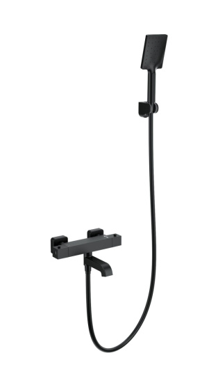 Смеситель для ванны Wonzon & Woghand Stay 3 WW-B2026-A1-MB с термостатом