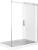 Душевая дверь в нишу Good Door Galaxy WTW-120-C-B профиль черный