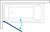 Шторка на ванну Koller Pool Waterfall Line QP93 L Chrome Clear Шторка на ванну Koller Pool Waterfall Line QP93 L Chrome Clear