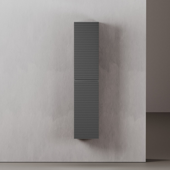 Шкаф-пенал Sancos Folk 35 Grey soft, подвесной