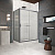 Душевой уголок Vegas Glass ZP+ZPV Protec 100*75 06 Moru, профиль GunMetal, стекло Moru
