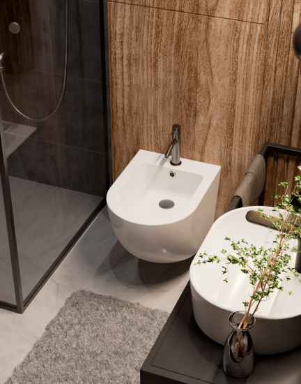 Смеситель для биде AQUAme Siena AQM6216GM