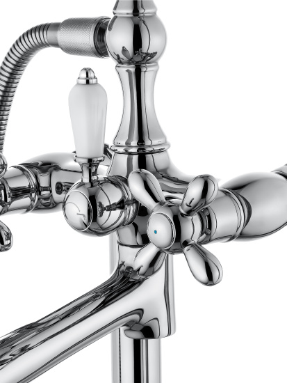 Напольный смеситель для ванны Wonzon & Woghand Retro WW-88649020-CR