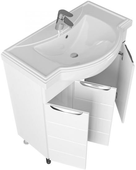 Мебель для ванной СанТа Родос (Классик) 80 напольная, 3 дверцы