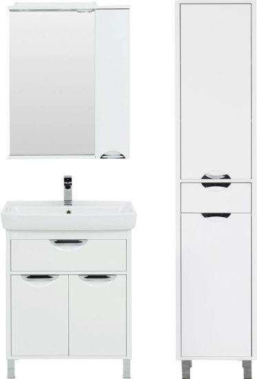 Зеркало Aquanet Гретта 70 белый