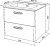 Тумба с раковиной Iddis Brick 60 Тумба с раковиной Iddis Brick 60