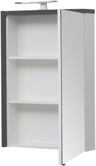 Зеркало-шкаф Aquanet Фостер 70 белый, эвкалипт мистери