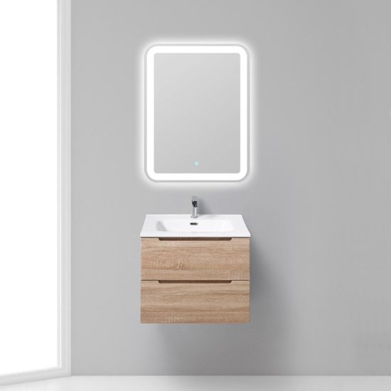 Тумба с раковиной BelBagno Etna 60 rovere bianco