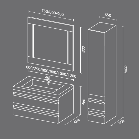 Пенал Sanvit Тема белый