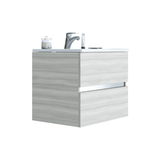 Тумба с раковиной Sanvit Кубэ-2 60 дуб