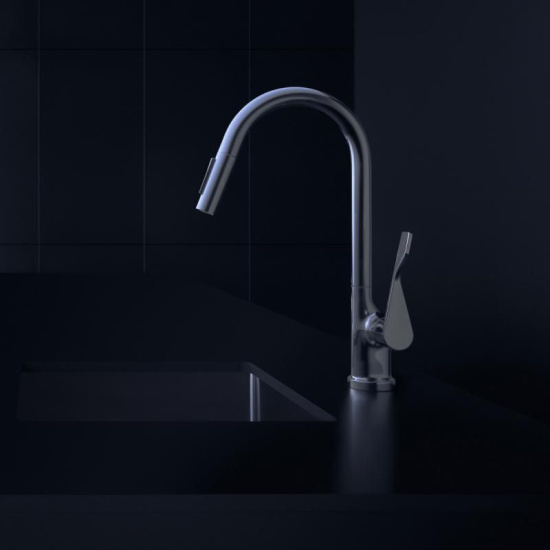 Смеситель для кухни Axor Citterio 39835800 сталь