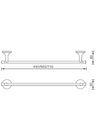 Полотенцедержатель Altrobagno Corposo 081310 Cr 450