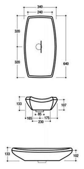 Накладная раковина Vitruvit Shalaa pitone bianco