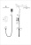 Душевая система Wonzon & Woghand Diamond WW-88939011-CR