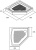 Поддон для душа Iddis 230T099i22 90x90x16,5