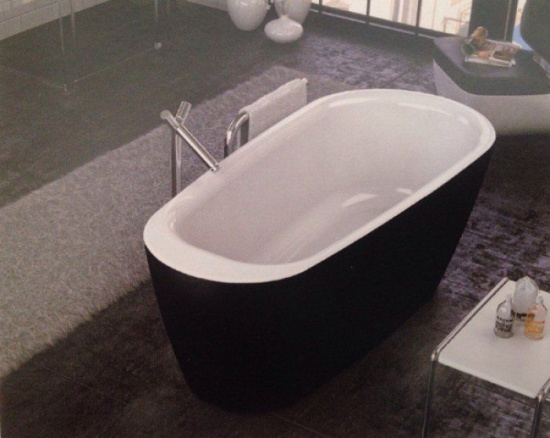 Акриловая ванна Kolpa San Adonis FS 180x80 см Black