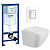 Инсталляция Grohe Rapid SL 38772001 с кнопкой + унитаз подвесной Veconi Ento VEN-52T